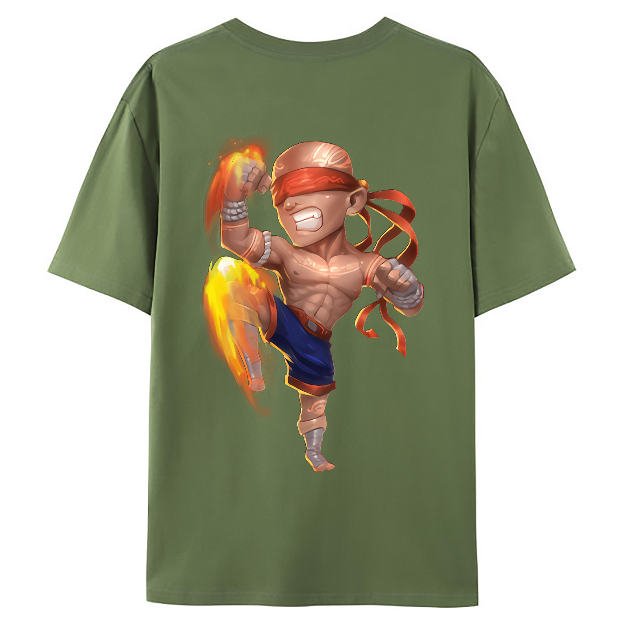 （画像用） リーグ・オブ・レジェンド League of Legends LOL 綿100％ メンズ半袖Tシャツ（バックプリント） 通気性